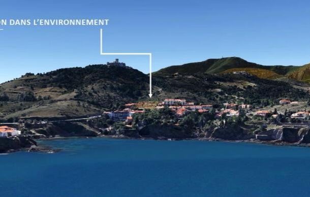 Appartements neufs vue mer entre Collioure et Port Vendres sur les collines du village