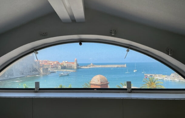 In Collioure, view of Collioure bay