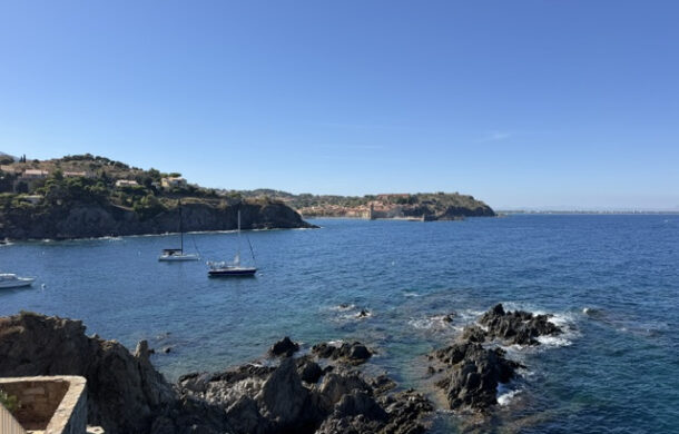 appartement vue mer 2 chambres à Collioure en premiere ligne