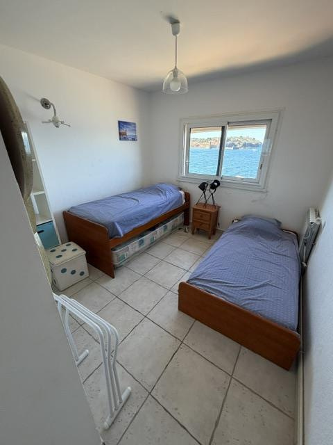 appartement vue mer 2 chambres à Collioure en premiere ligne