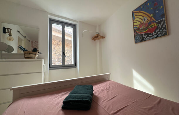 Maison de pêcheur en vente avec 2 chambres à Collioure centre