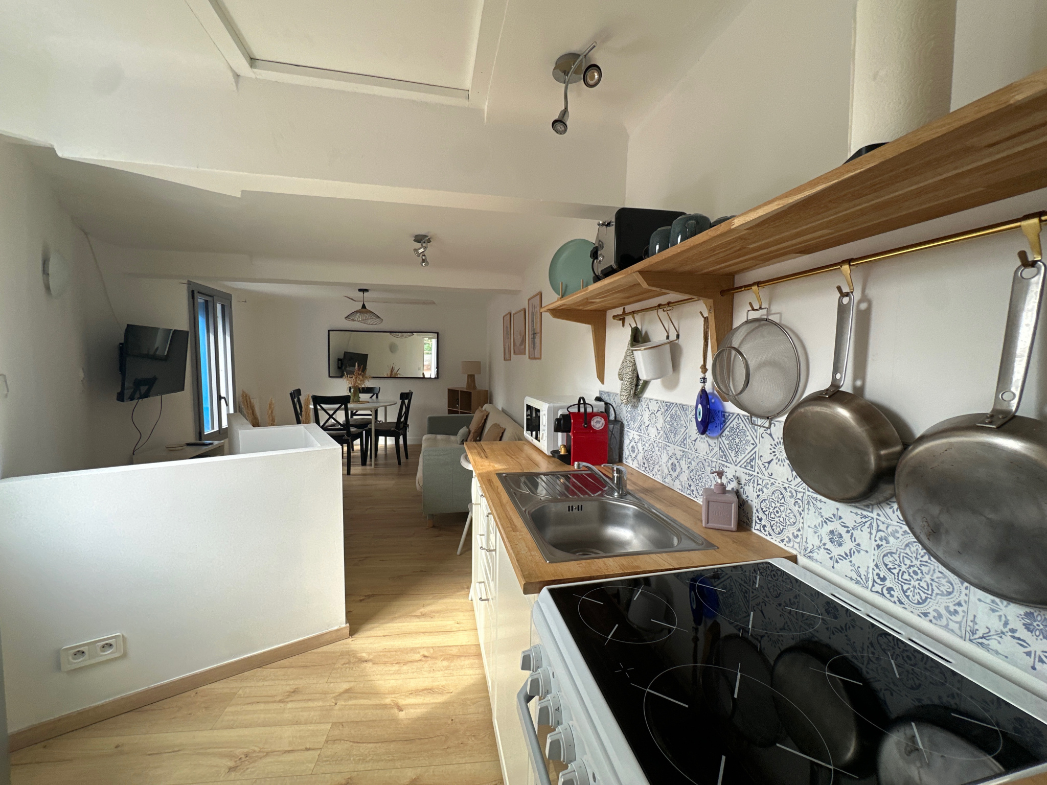 Maison de pêcheur en vente avec 2 chambres à Collioure centre