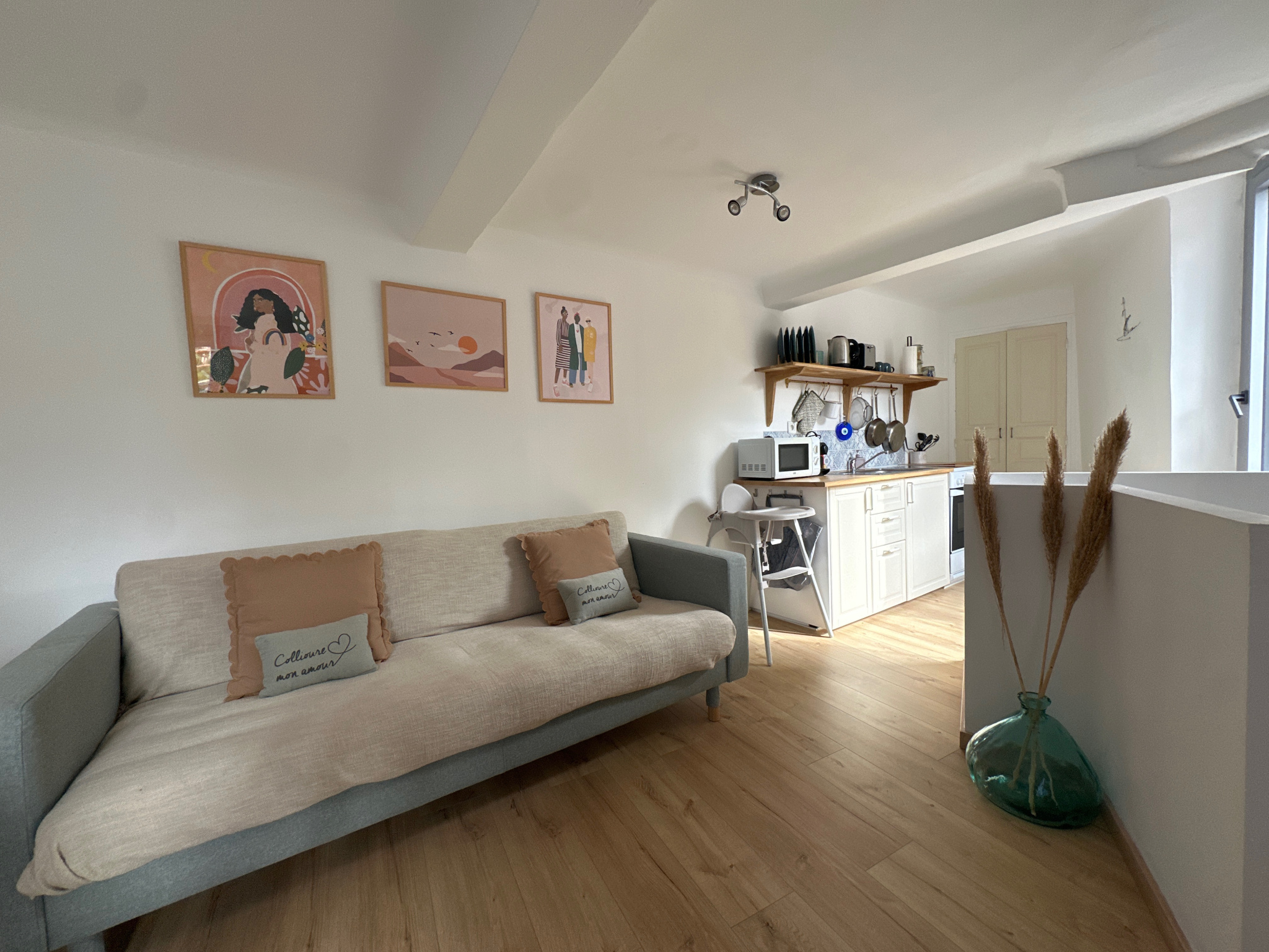Maison de pêcheur en vente avec 2 chambres à Collioure centre